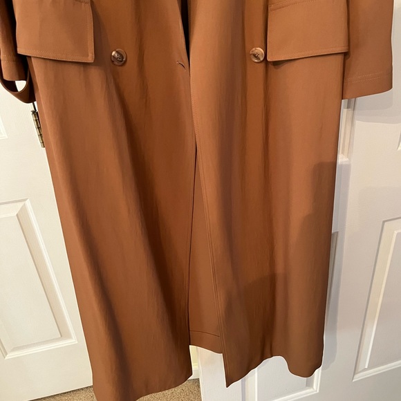 Beautiful new with tags Oscar de la Renta twill coat size 12 - Picture 6 of 9